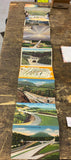 Vtg postcards Pennsylvania PA Turnpike Fold Out literature Advertising Sign Col