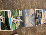 Vtg postcards Pennsylvania PA Turnpike Fold Out literature Advertising Sign Col