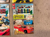 Vintage 1970s Lot Of 4 Charlton Comics Hot Rod Racing Cars Comic Books