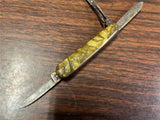 Vtg Antique Made In Germany W.H. Morley 3 Blade Pocket Knife Mother Of Pearl