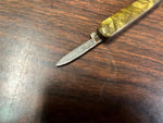Vtg Antique Made In Germany W.H. Morley 3 Blade Pocket Knife Mother Of Pearl