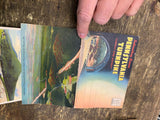 Vtg postcards Pennsylvania PA Turnpike Fold Out literature Advertising Sign Col