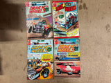 Vintage 1970s Lot Of 4 Charlton Comics Drag N Wheels Comic Books