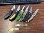 Large Lot Of 8 Folding Pocket Knives Assorted Brands Gerber Frost Cutlery