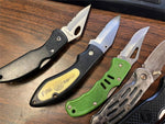 Large Lot Of 8 Folding Pocket Knives Assorted Brands Gerber Frost Cutlery