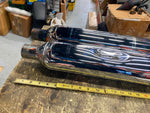 Quiet Screamin Eagle Slip On Mufflers Harley Touring FLH Street Road Glide Ultra