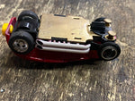 Vtg Tyco Pro Slot Car 32 Ford Ho Rod Roadster High Boy Red Works Nice!