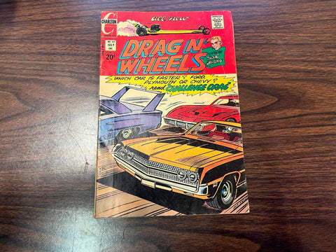 Drag N Wheels Comic Book July 1972 Charlton Comics #54