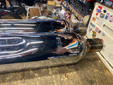 Quiet Screamin Eagle Slip On Mufflers Harley Touring FLH Street Road Glide Ultra