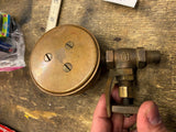 Vtg Crosby Boston brass pressure gauge industrial fire sprinkler Steam lunkenhei