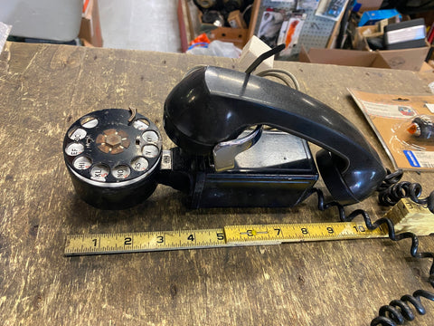 Vtg Bell System Western Electric 43A Space Saver Wall Phone Rotary Telephone!