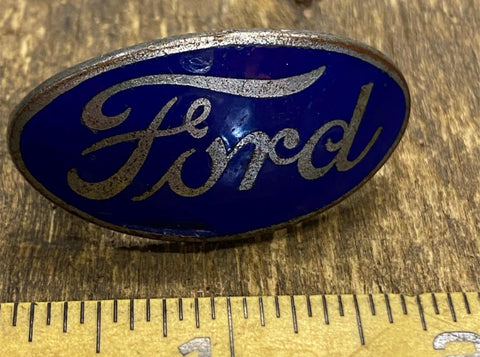 Vtg 1933-36 Radiator Badge Emblem Ford Auto Coupe Truck Orig OEM Antique!