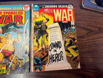 Vintage 1970s DC Comics Lot Of 2 Star Spangled War Comic Books