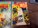 Vintage 1970s DC Comics Lot Of 2 Star Spangled War Comic Books