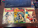 Vintage 1970s DC Comics Lot Of 3 Tarzan Comic Books