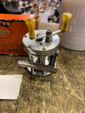 Vtg 1920  Shakespeare Wonderreel Thumbless Fishing Reel Orig Box Minty 100 yard
