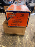 Vtg 1920  Shakespeare Wonderreel Thumbless Fishing Reel Orig Box Minty 100 yard