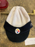 Vtg Pittsburgh Steelers reebok cap tassel hat Winter Knit Ski Beanie Collectible