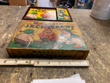 Vtg Magnetic jackstraws 1930's Milton Bradley game Seven Dwarfs Disney Orig Box!
