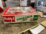 Vtg 70's Buddy L Coca-Cola Diecast 5-Piece Brute Tin Toy Truck Set Original Box!