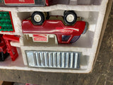 Vtg 70's Buddy L Coca-Cola Diecast 5-Piece Brute Tin Toy Truck Set Original Box!