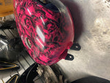 4.5 Gas Fuel Tank Harley Sportster xlc Custom 2007^ FI 883 1200 black Dip Skulls