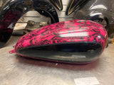 4.5 Gas Fuel Tank Harley Sportster xlc Custom 2007^ FI 883 1200 black Dip Skulls