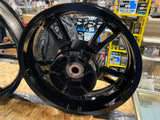Harley Enforcer Mag Wheels Touring 09^ Black 5.5c16 3.5x19 Street Road Glide FLH