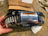 HARLEY MILWAUKEE M8 BLACK VENTILATOR AIR CLEANER 114 CHROME TOURING FLH GLIDE!