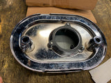 HARLEY MILWAUKEE M8 BLACK VENTILATOR AIR CLEANER 114 CHROME TOURING FLH GLIDE!