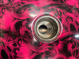 4.5 Gas Fuel Tank Harley Sportster xlc Custom 2007^ FI 883 1200 black Dip Skulls