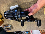 Screamin Eagle Heavy Breather Air Cleaner Dyna Touring Softail CArb Black Twin C