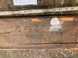 Vtg 20's Ambassador Cigar Box Wood Advertising General Store Hotel Lobby Tavern