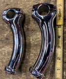 OEM Deuce 6.5" Pullback Handlebar Risers Harley Custom Softail Dyna Sportster Ch