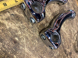 OEM Deuce 6.5" Pullback Handlebar Risers Harley Custom Softail Dyna Sportster Ch