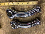 OEM Deuce 6.5" Pullback Handlebar Risers Harley Custom Softail Dyna Sportster Ch