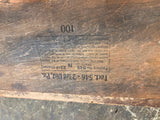 Vtg 20's Ambassador Cigar Box Wood Advertising General Store Hotel Lobby Tavern