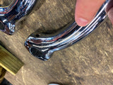 OEM Deuce 6.5" Pullback Handlebar Risers Harley Custom Softail Dyna Sportster Ch