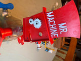 Vtg Mr. Machine Walking Whistling Robot Toy by Ideal 1977 Original Works!