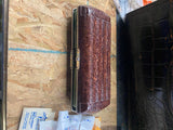 Vtg Upjohn Briefcase Doctor Bag Leather Alligator tools Medical Acc Ellwood city