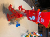 Vtg Mr. Machine Walking Whistling Robot Toy by Ideal 1977 Original Works!