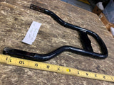 Black Round Stock OEM Sissybar Harley Heritage Softail Fatboy Custom Chopper FX