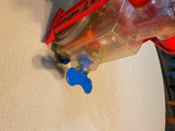 Vtg Mr. Machine Walking Whistling Robot Toy by Ideal 1977 Original Works!