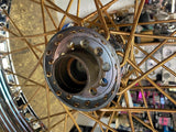 Star Hub Wheel 19" Gold spokes Panhead KNucklehead chopper custom 1936-66 Drum