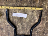Black Round Stock OEM Sissybar Harley Heritage Softail Fatboy Custom Chopper FX