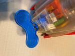 Vtg Mr. Machine Walking Whistling Robot Toy by Ideal 1977 Original Works!