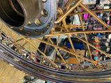 Star Hub Wheel 19" Gold spokes Panhead KNucklehead chopper custom 1936-66 Drum