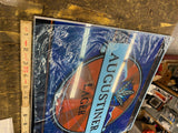 Pittsburgh Brewing AUGUSTINER LAGER Beer Sign Advertising 17" Tavern Bar Man Cav