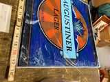 Pittsburgh Brewing AUGUSTINER LAGER Beer Sign Advertising 17" Tavern Bar Man Cav