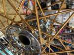 Star Hub Wheel 19" Gold spokes Panhead KNucklehead chopper custom 1936-66 Drum